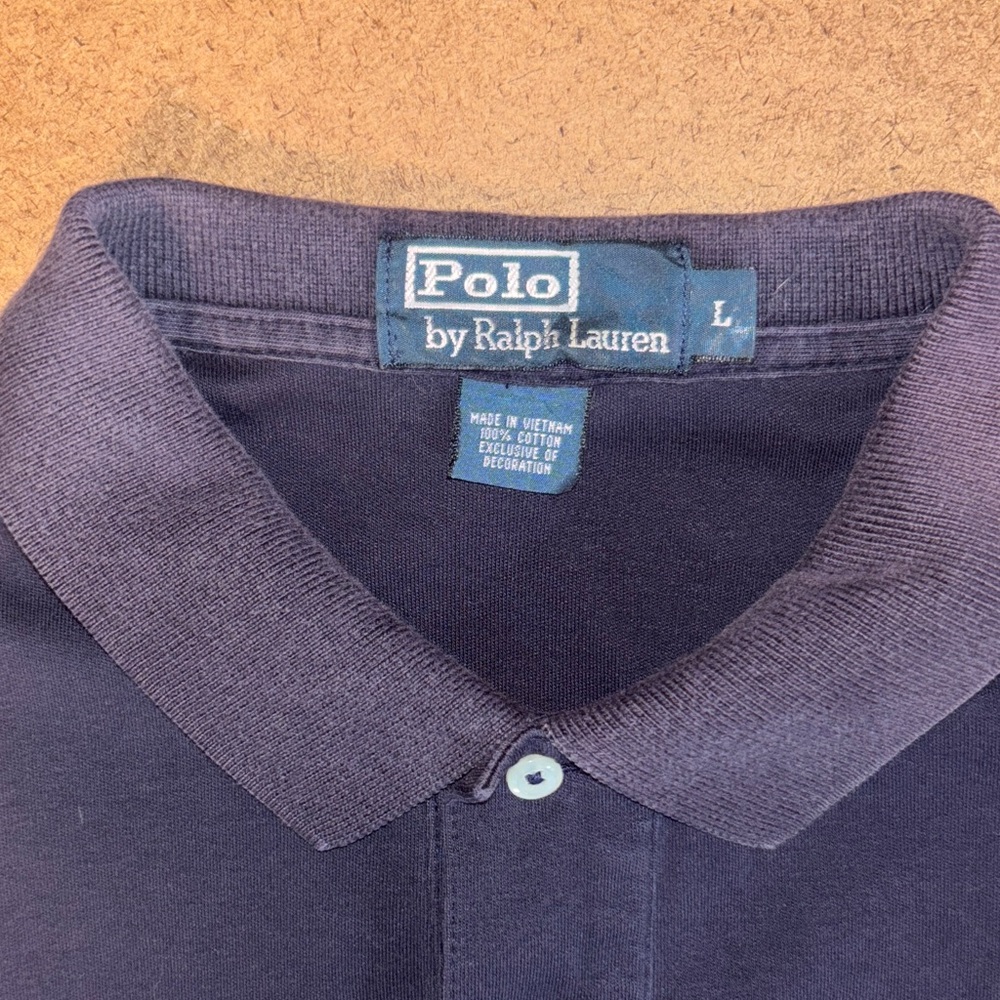 Polo Ralph Lauren Lg Navy/Purple Polo with Red Pony
